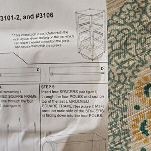 Multi-Tier Metal/ Acrylic Earring Rack